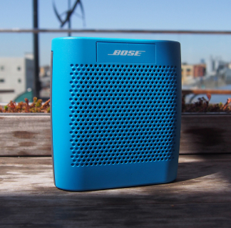 Blue Bose speaker